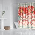 thumbnail image 2 of Pioneer Colorful Floral Shower Curtain for Bathroom Home Decor Bathtubs Waterproof Fabric Curtain with 12 Hooks 72x84in, 2 of 6