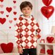 thumbnail image 1 of TaTaai Valentine's Day Printed Hoodie, Youth Long Sleeve Pullover, Pocket Casual Sweatshirt, Holiday Gift Apparel Gift, 1 of 9