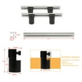 thumbnail image 4 of Yeacher 2PCS Woodworking Table Workbench Baffle Block Positioning Plate Aluminum Alloy Dogs Clamp Fixed -slip Manual DIY Clamping Tenon Fitting Tools, 4 of 7