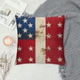 thumbnail image 2 of SHANXI American Flag Decorative Throw Pillow Cover for Sofa 24x24in, 2 of 5