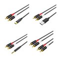 thumbnail image 4 of Type C Cable de audio casero de 3,5 mm 1 a 2 para amplificador Cd-soundbox Cable auxiliar para auriculares de coche, 4 of 5
