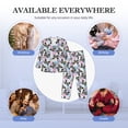 thumbnail image 7 of KLL Bright Butterflies1 Sleepwear Mens Flannel Pajamas,Long Cotton Pj Set, 7 of 7