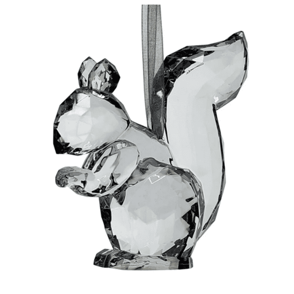 Facets Squirrel Ornament
