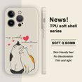 thumbnail image 1 of Agregue un poco de diversión a su teléfono: funda para teléfono con diseño de arco iris esmerilado de doble capa con ilustraciones extravagantes para iPhone 15 Pro Max 14 13 12 Pro 11, 1 of 4