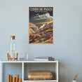 thumbnail image 4 of Vintage City Travel Poster of Cerro De Pasco Peru with Mountain Life And Culture Canvas Poster, 4 of 8