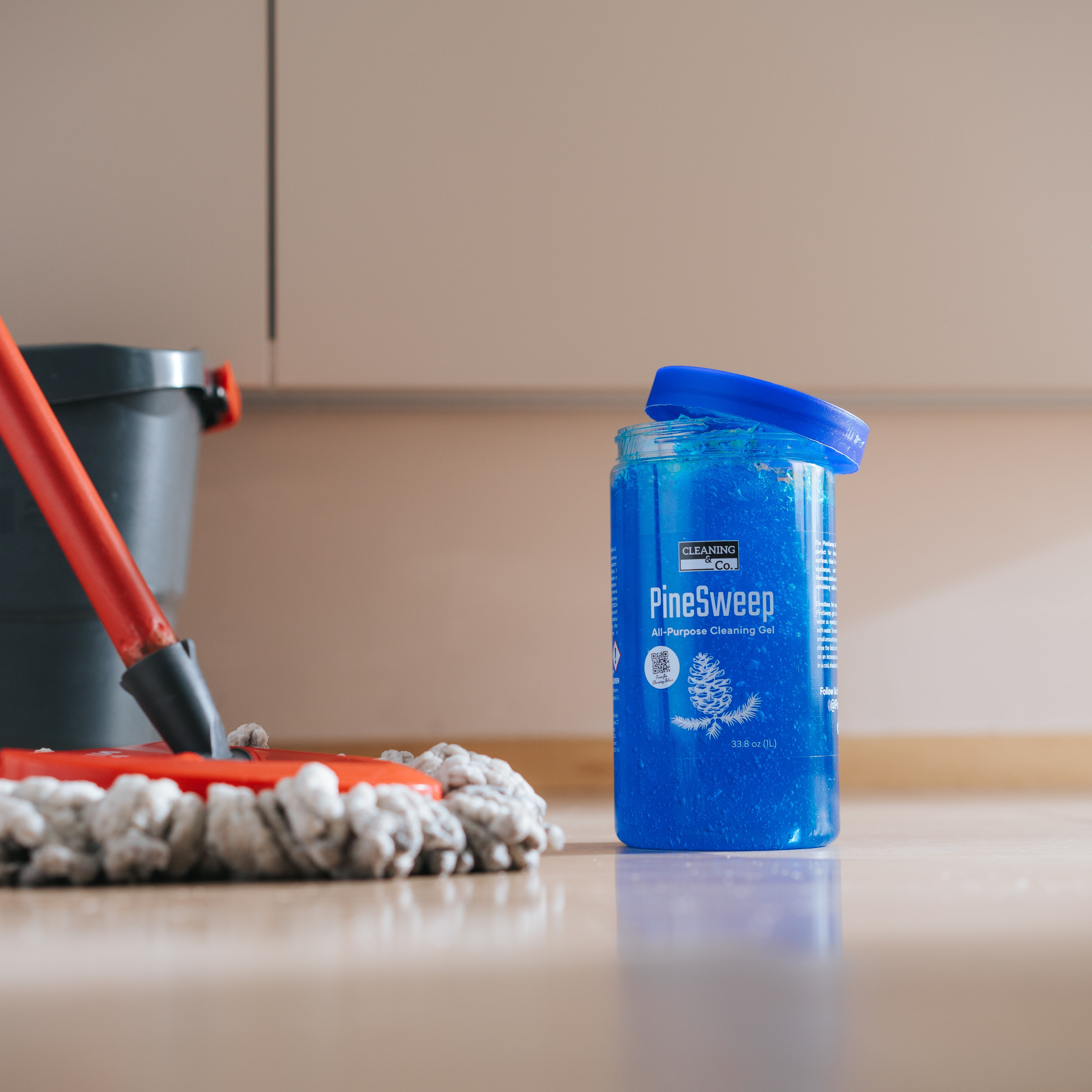 PineSweep All-Purpose Cleaning Gel with Pine Oil – Multipurpose Household Cleaner for Bathroom, Kitchen, Floors, Laundry & More, 33.8 Fl Oz