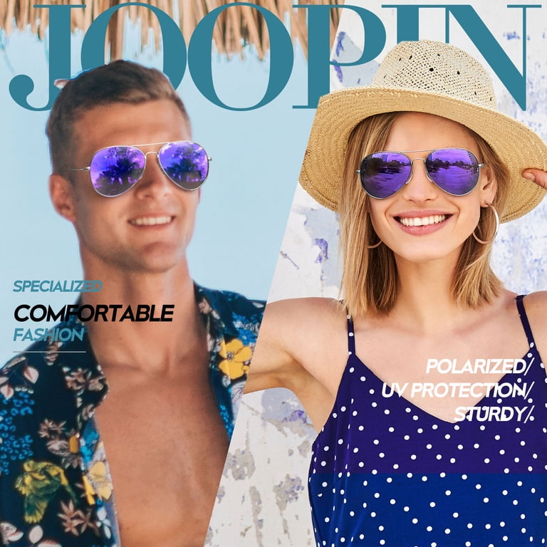Joopin Pilot Aviator Sunglasses, Polarized UV400 photo 2