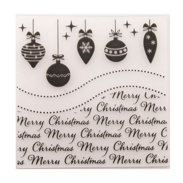 Carpeta en relieve de fondo de campana de Navidad para hacer tarjetas, álbum de recortes de plástico Floral, tarjeta para álbum de fotos, manualidades de papel, 1 ud.