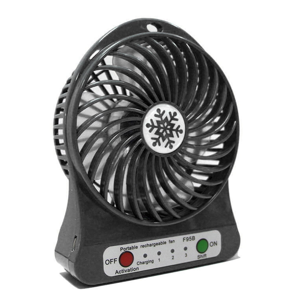 Led Light Fan Electric Air Cooler Mini Desk Usb Fashion Hobbies 3 Sd Mode Flexible Ventilator Bed Office Portable Rotating Mute