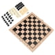thumbnail image 5 of Checkers Chess Backgammon Board Game Set, Portable Travel Chess Boards Game, 3-In-1 Wooden BPA-Free Friends Entertainment For Kids Family Activities Adults, 5 of 8