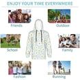 thumbnail image 5 of Lsque Daisies Flowers Patten Youth Hoodie Sweatshirt Pullover with Kangaroo Pocket Boys and Girls Hoodie Warm Hoodie for Kids-Small, 5 of 6