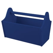 KidKraft KidKraft Wooden Toy Caddy Storage with Handles, Children's Furniture, Able to be Personalized - Blue