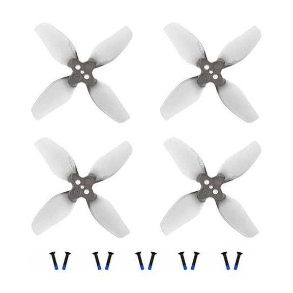 Four-Bladed Plastic Propellers for Drones with Enhanced Stability and Easy Installation