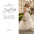 thumbnail image 5 of David’s Bridal, The Edit by DB Studio Women's Formal Illusion Corset Bodice Ball Gown, Full Length, Tulle, 5 of 6