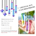 thumbnail image 2 of Set de 7 prismas de colores AB de Sun Catcher Crystals HDCRYSTALGIFTS, 2 of 9