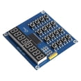 thumbnail image 4 of Pantalla TM1638 Control MCU de 3 cables LED de 8 bits Módulo de visualización y escaneo de teclado de 16 teclas para, 4 of 8
