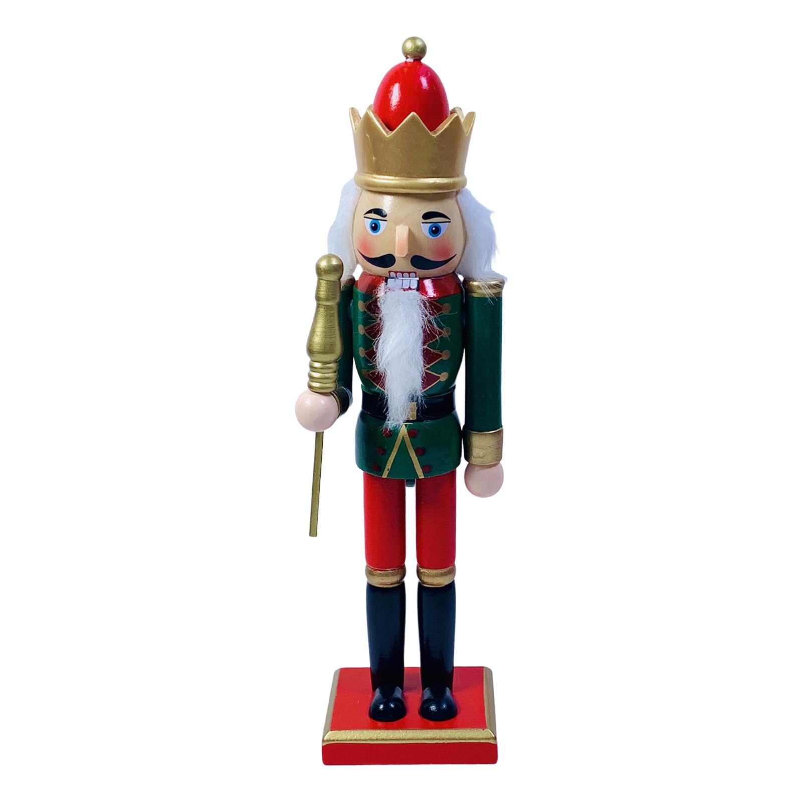 Traditional Nutcracker Puppet Collectible Scene Layout Accessories Chic