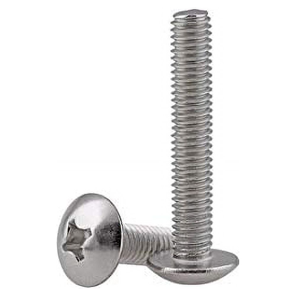 Adiyer 40-Pack Metric M4 x 25mm Machine Screws for Cabinet Drawer Knob Pull Handle, 304 Stainless Steel, Truss Head Bolts, Phillips Drive - image 3 of 3