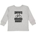 thumbnail image 3 of Inktastic Daddys Biking Buddy Boys or Girls Long Sleeve Toddler T-Shirt, 3 of 5