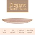 thumbnail image 2 of PLASTICPRO Granite Plastic Dinner Plates 10” Elegant Plastic Plates Party Supplies, 30-Pack, 2 of 8