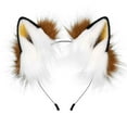 thumbnail image 1 of GPOECD Handmade Wolf Ears Headband Party Accessory for Festive Dress Up BW1,One Size, 1 of 2