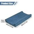 thumbnail image 3 of Blue Changing Pad Cover， Soft Fabric Baby Changing Cover Non Washable Changing Mat Liner with Fit for Standard, 3 of 7