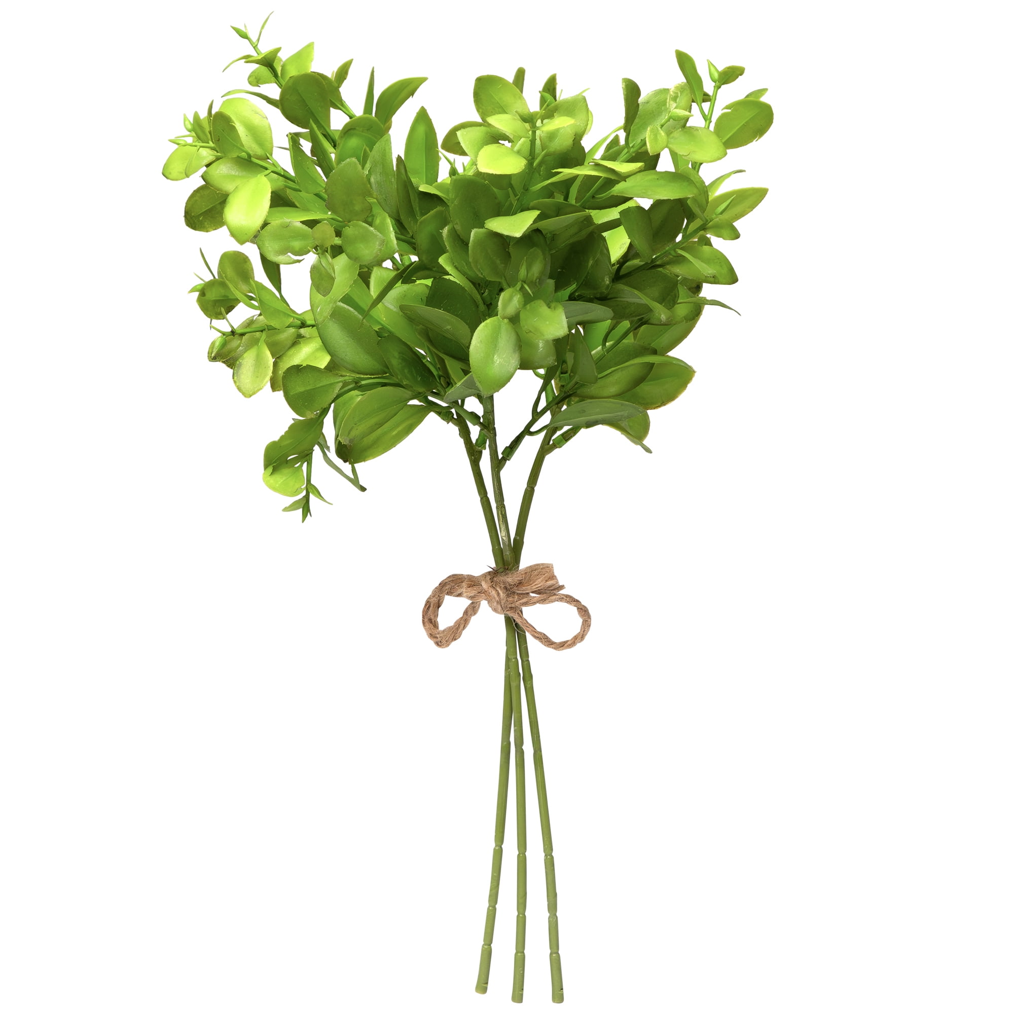 Northlight Japanese Boxwood Leaf Artificial Bundles - 15" - Set of 6