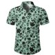 thumbnail image 4 of 2024 Nuevas camisas de calaveras de moda de verano para hombres y mujeres, blusa vintage informal de manga corta para uso diario, blusa holgada de gran tamaño para la calle con solapa para hombre, 4 of 4