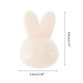 thumbnail image 2 of Unique Bargains 2Pcs Lightweight Rabbit-Shaped Toothbrush Covers for Travel Plastic Transparent White, 2 of 5