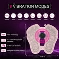 thumbnail image 4 of KEKOY EMS Foot Massager Electric Foot Stimulator Massager, Romote Contral USB Rechargeable Foot Massage Pad with 8 Modes 19 Intensity, Pink, 4 of 7