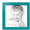thumbnail image 2 of ArtToFrames 9" x 9" Aqua Picture Frame, 9x9 inch Green Wood Poster Frame (WOM-4428), 5 Pack, 2 of 7