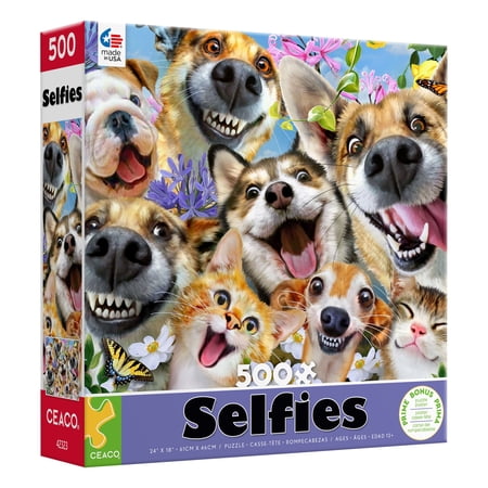 Ceaco Companion Selfies Howard Robinson 300 Piece Interlocking Jigsaw Puzzle