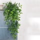 thumbnail image 3 of Plantas verdes artificiales sauce ratán colgante hojas de hiedra decoración de fiesta (A) JShteea Libre de BPA, 3 of 8