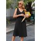 thumbnail image 4 of Vestido Zeagoo casual de verano a media pierna plisado con bolsillos, 4 of 6