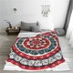 thumbnail image 5 of Fotbe Round Design Manta de Franela Acolchonada con Estampado, Súper Suave y Esponjosa, Extra Grande para Sofá, Cama, Uso Todo el Año-60"x50", 5 of 7