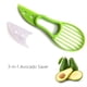 thumbnail image 2 of 1/2pcs, 3-in-1 Avocado Slicer Shea Corer Butter Fruit Peeler Cutter Pulp Separator Plastic Knife Kitchen Vegetable Tools Home Accessory, 2 of 5