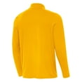 thumbnail image 3 of Men's-Antigua  Gold Joey Logano Intent Quarter-Zip Top, 3 of 3