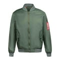 thumbnail image 1 of Birdeem Man Zipper Pocket Flight Suit Leisure Easy No Hat Jacket Loose Coat, 1 of 3