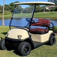 thumbnail image 2 of HUIACONG American Flag Golf Cart Front Seat Cover Towel Style Blanket, Comfortable Stain-Resistant Easy to Clean Golf Cart Cushion Covers for Club Car, 2 of 7