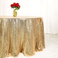 thumbnail image 5 of Efavormart 120" Wholesale Premium Champagne Table Cover Sparkly SEQUIN Round Tablecloth For Wedding Banquet Party Home Decor, 5 of 11