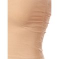 thumbnail image 5 of MixMatchy Women's Solid Casual Summer Side Shirring Scrunched Double Layered Tube Top, 5 of 6