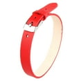 thumbnail image 6 of EHJRE Cow Leather Metal Buckle Bracelet Bangle Cuff Wrap Wristband Casual Fashion Red, 6 of 6