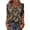 BZ26_Black, variant on Lumtrix Christmas Shirts for Women 2026 Graphic Print Top Fall 3/4 Sleeve V Neck Loose Fit Tunic Multicolor L