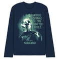 thumbnail image 1 of Star Wars: The Mandalorian  Adult Bring You In Cold Quote Long-Sleeved T-Shirt, 1 of 4