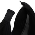 thumbnail image 6 of LinYooLi Hairband, Boho Style Non-slip Wide Headband with Teeth, Fabric Headbands for Women's Hair, Large Head Bands for Women, Black (1 Count Pack of 1), Hair Accessories for Women Girls, 6 of 7