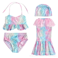 thumbnail image 2 of Girls Swimming Bikini Princess Cosplay Suit Princess Four-Piece Swimsuit-SinKeeU, 2 of 4