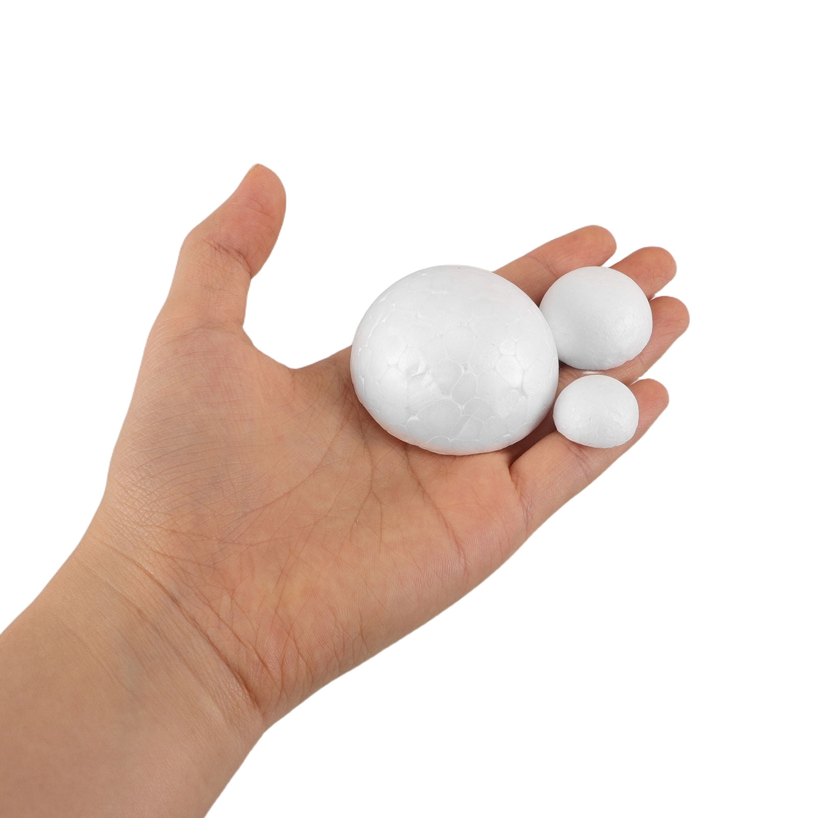 Raindrops 300 Pieces Hemispherical Polystyrene Foam for Crafts, Holiday Decorations, and Projects