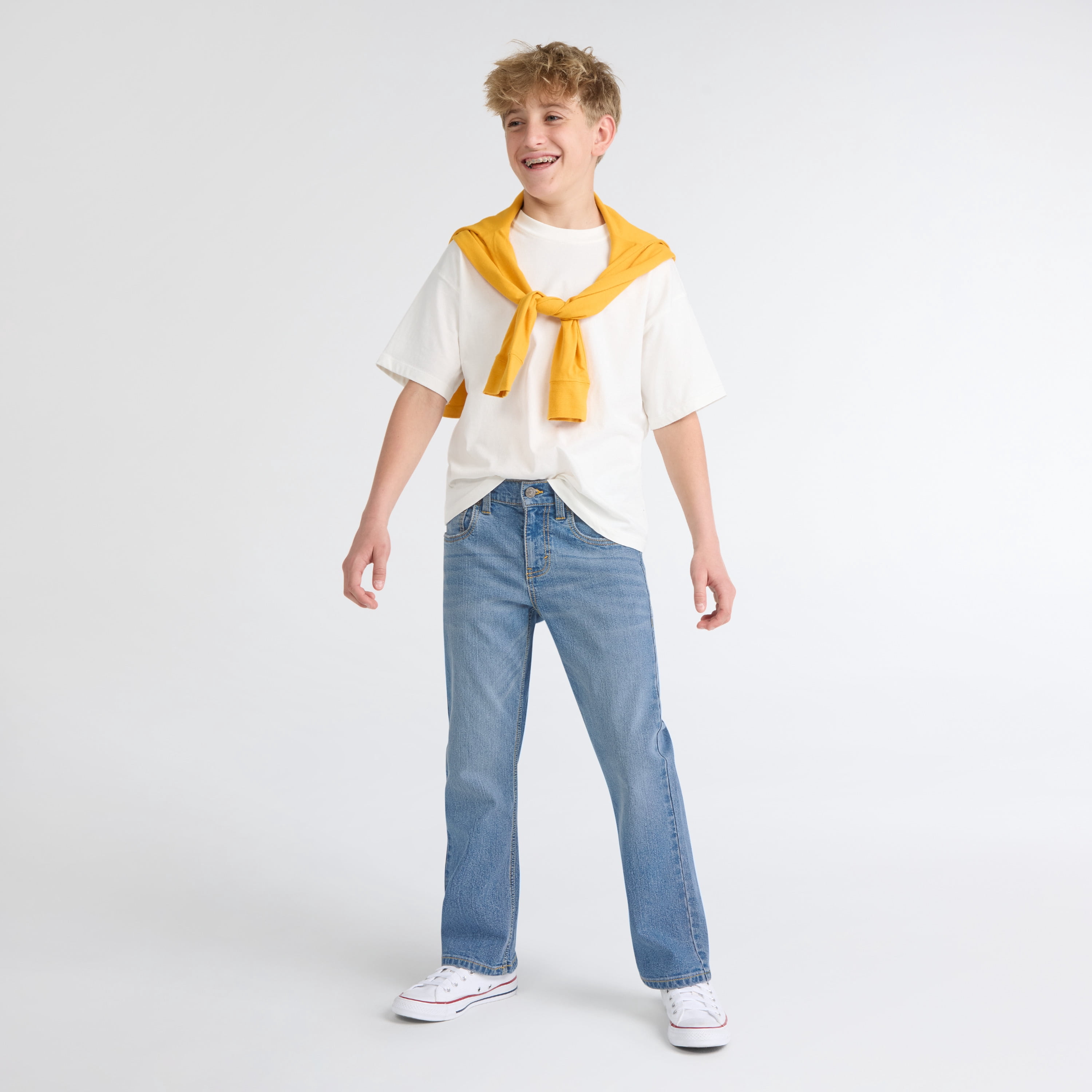 Levi Strauss Signature Boys Bootcut Jean, Size 4-18