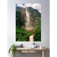 thumbnail image 2 of Angel Falls, Canaima National Park, Venezuela Poster Wall Art, Modern Wall Decor, 12x18 UNFRAMED, 2 of 3