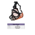 thumbnail image 3 of Short Snout Dog Muzzles- Adjustable Breathable Mesh Bulldog Muzzle for Prevent Biting Chewing Licking Grooming Dog Mask, Orange, L, 3 of 6